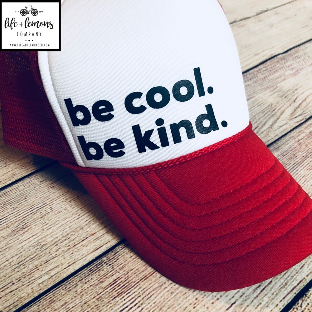NWT be cool. be kind. toddler/youth hat
